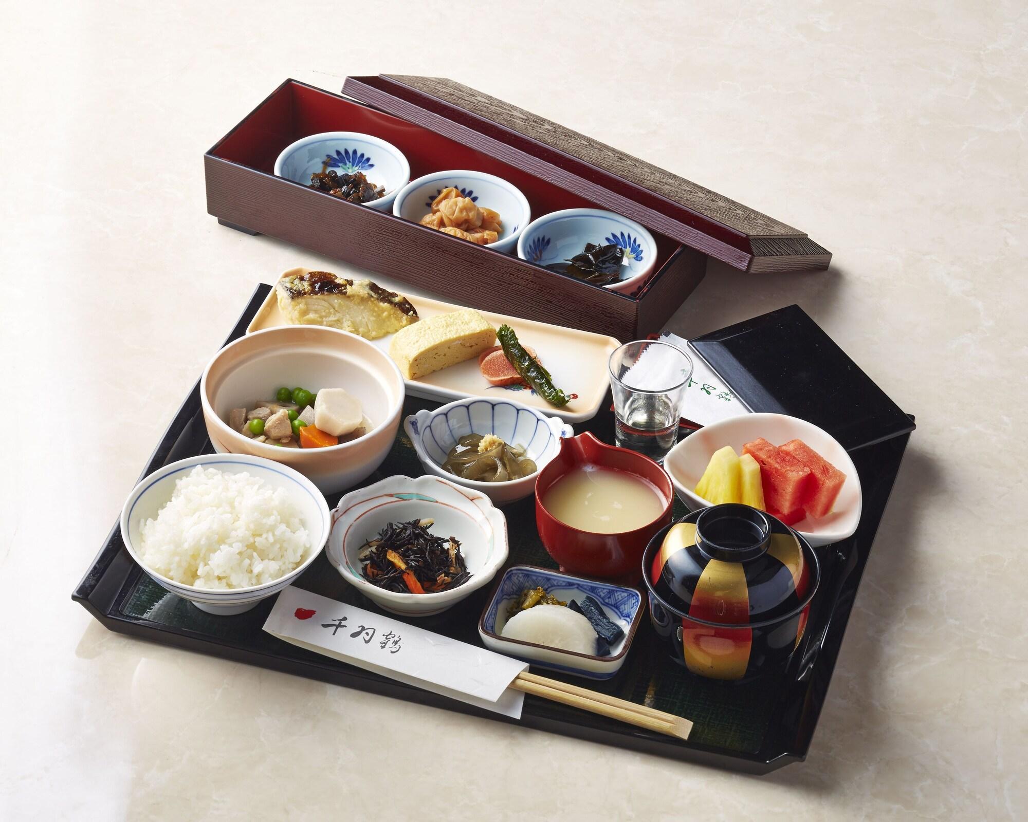 Hotel New Otani Hakata Fukuoka  Exteriör bild Shōkadō bentō